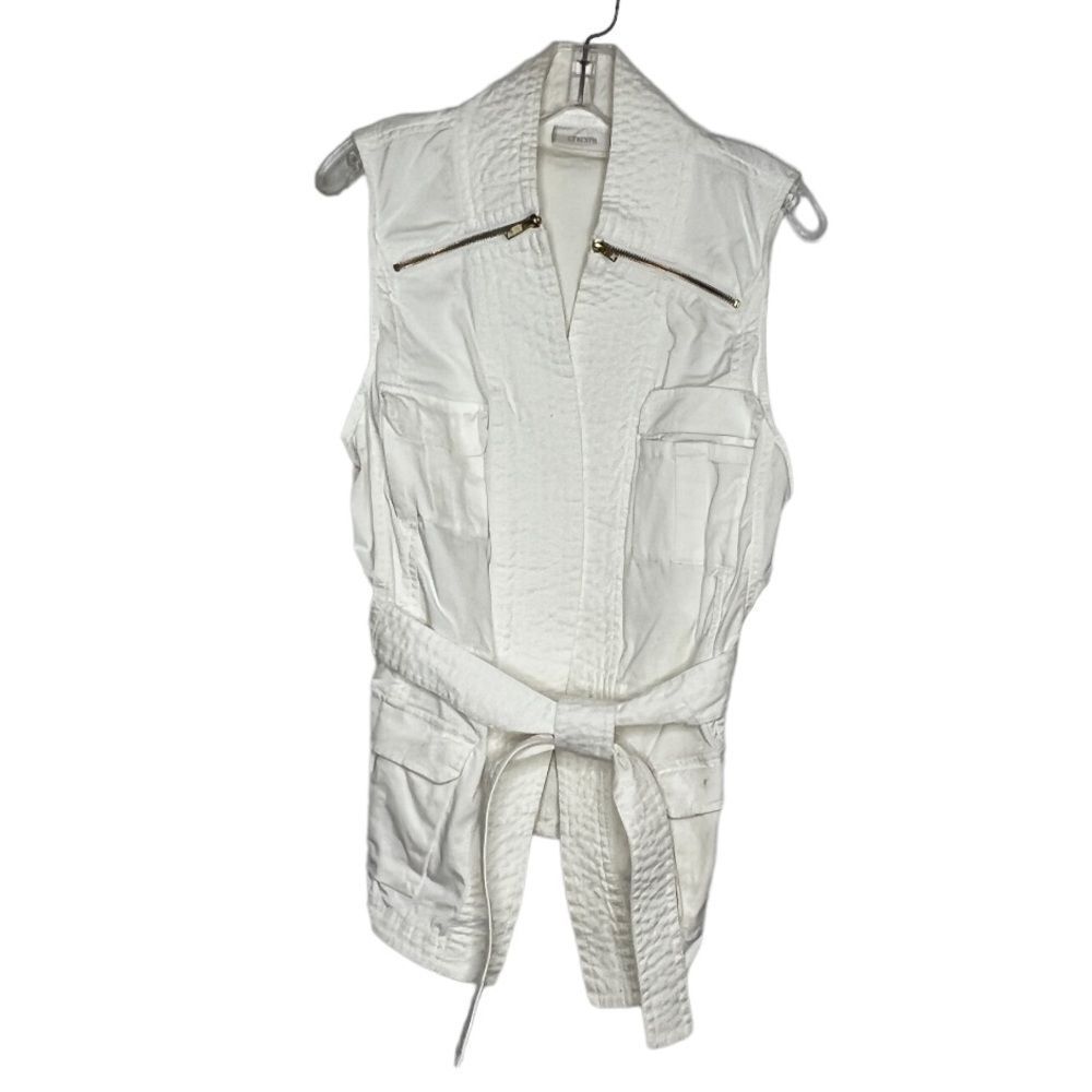 Chico's Belinda Belted Vest nwt
